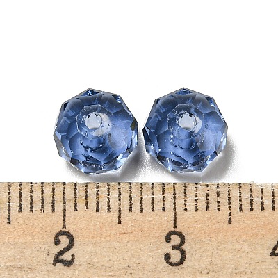 Transparent K9 Glass Beads GLAA-E048-02-22-1