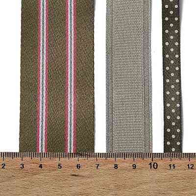 9 Yards 3 Styles Polyester Ribbon SRIB-C002-06B-1