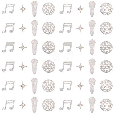 3Bags Paper Laser Disco Confetti DIY-CP0013-90B-1