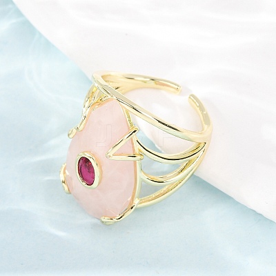 Natural Gemstone Cuff Rings GG-CBA5FCC-03G-1