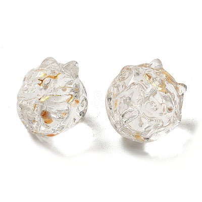 Transparent Glass Beads GLAA-D025-05H-1