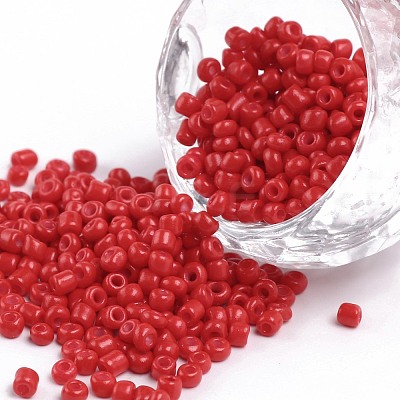 Baking Paint Glass Seed Beads SEED-US0003-3mm-K20-1