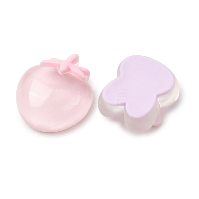 Transparent Resin & Glitter Powder Cabochons FIND-E058-02-1