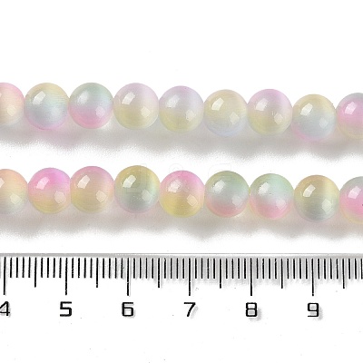 Cat Eye Beads Strands CE-P004-B-8mm-1