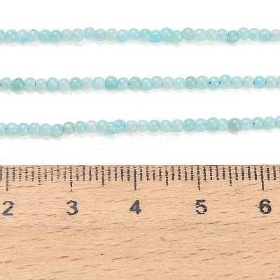 Natural Amazonite Beads Strands G-A322-A04-2mm-1