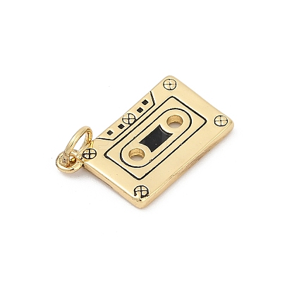 Brass Enamel Pendants X-KK-U062-36G-1