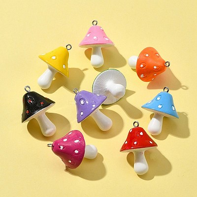 10Pcs Resin Pendants RESI-FS0001-62-1