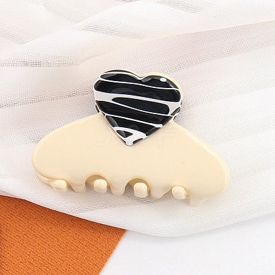 Heart Acetate Claw Hair Clips PW-WG72AF5-06-1