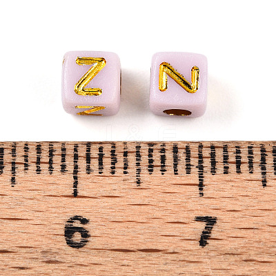 Plating Acrylic Beads OACR-N140-01H-Z-1
