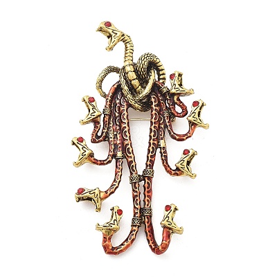 Hydra Enamel Pins LS-JEWB-E041-07AG-03-1