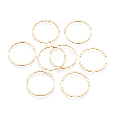 Brass Linking Rings KK-S327-06KC-20mm-1