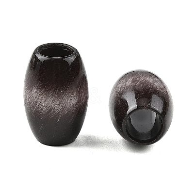 Opaque Acrylic European Beads OACR-Z036-04B-1