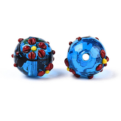 Handmade Lampwork Enamel Beads LAMP-T023-23B-1