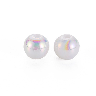 Opaque Acrylic Beads MACR-S370-D8mm-01-1