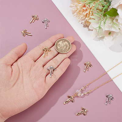 20Pcs 2 Colors Brass Rhinestone Pendants FIND-DR0001-70-1