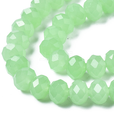 Glass Beads Strands EGLA-A034-J8mm-D08-1