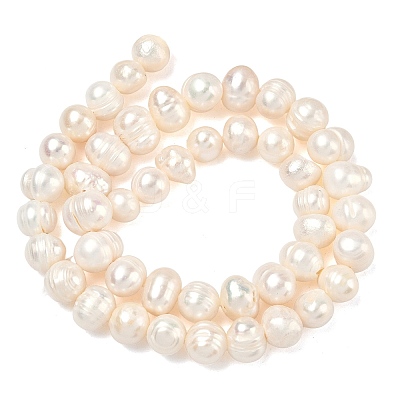 Natural Cultured Freshwater Pearl Beads Strands PEAR-L034-10A-1