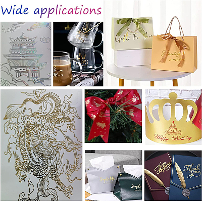 60Sheets 6 Styles PET Stamping Hot Foil Paper DIY-FH0006-10B-1