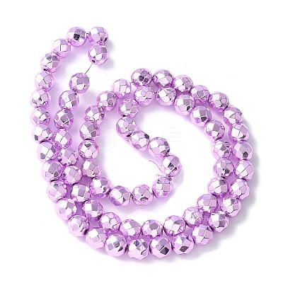 Electroplated Synthetic Non-magnetic Hematite Beads Strands G-B132-B01-01I-1