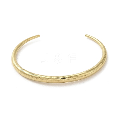 304 Stainless Steel Open Cuff Bangles BJEW-K241-02C-G-1