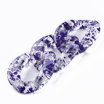 Transparent Acrylic Linking Rings OACR-N009-014A-10-1
