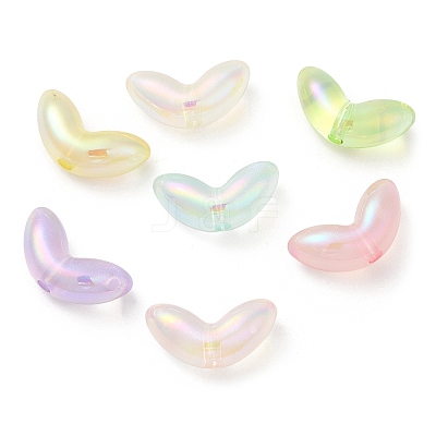 UV Plating Transparent Acrylic Beads SACR-L005-09-1