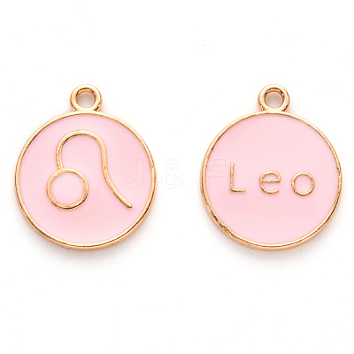 Alloy Enamel Pendants ENAM-S124-01A-09G-1