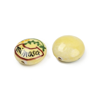 Handmade Porcelain Beads PORC-I029-08F-1