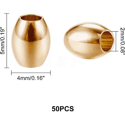 304 Stainless Steel Beads STAS-UN0005-06G-1