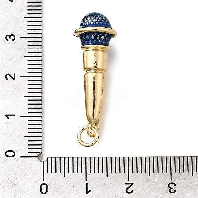 Brass Enamel Pendants X1-KK-Z125-14G-05-1