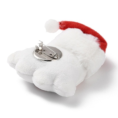 Christmas Theme Wool Cloth Brooches JEWB-F022-01D-1