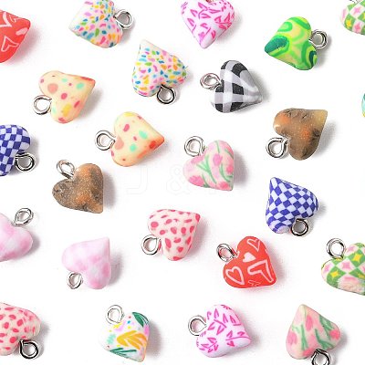 26Pcs 13 Colors Handmade Polymer Clay Charms CLAY-FS0001-45-1