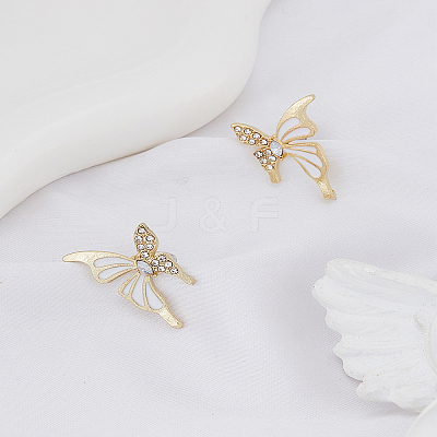 1 Pair Zinc Alloy Stud Earrings EJEW-LP0009-07-1