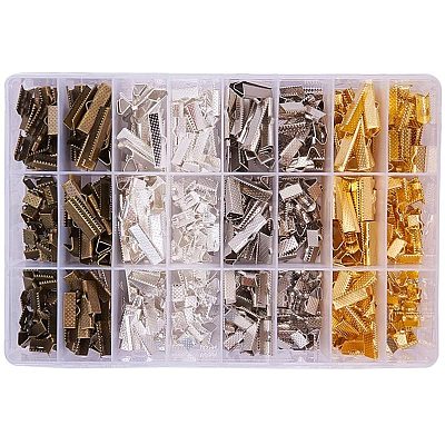 Iron Ribbon Crimp Ends IFIN-PH0022-01-1