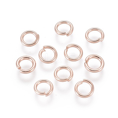 304 Stainless Steel Open Jump Rings X-STAS-O098-02RG-02-1