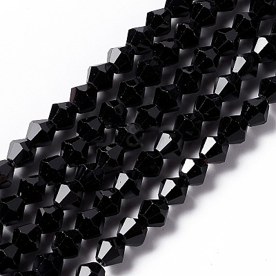 Imitation Austrian Crystal 5301 Bicone Beads LS-GLAA-S026-6mm-10-1