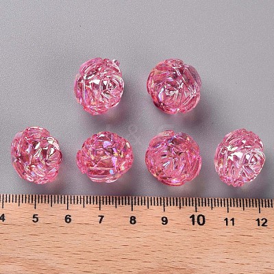 Transparent Acrylic Beads TACR-S154-31C-705-1