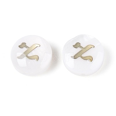 Natural Freshwater Shell Beads BSHE-ZX007-03D-1