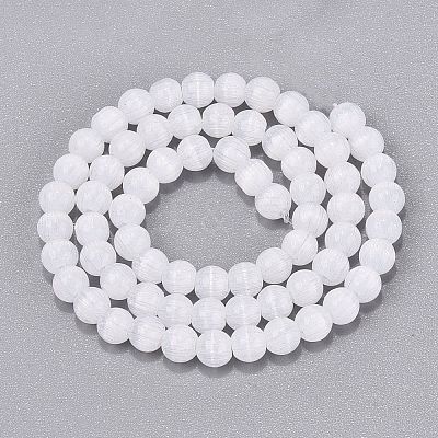Glass Imitation Cat Eye Beads Strands GLAA-N074-03A-10-1