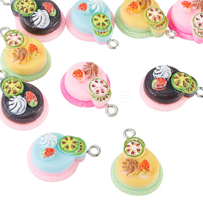 10Pcs Resin Pendants FIND-TA0008-34-1