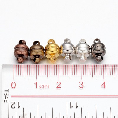 Brass Magnetic Clasps with Loops X-KK-H361-M-1
