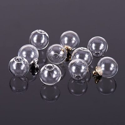 Handmade Blown Glass Globe Ball Bottles BLOW-PH0001-07-1