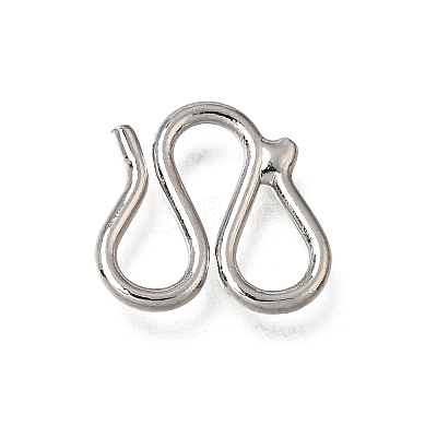 Brass M-Hook Clasps KK-CBA0DF0-14A-P-1