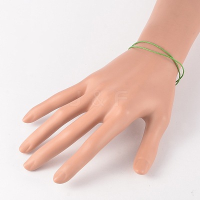 Adjustable Waxed Cord Bracelets BJEW-JB02133-1