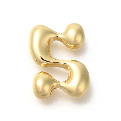 Rack Plating Brass Beads KK-S051-01G-S-1