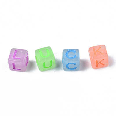 Luminous Transparent Acrylic Beads X-LACR-N001-59-1
