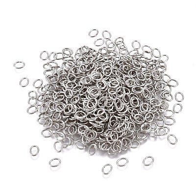 Tarnish Resistant 304 Stainless Steel Open Jump Rings STAS-F250-11P-F-1