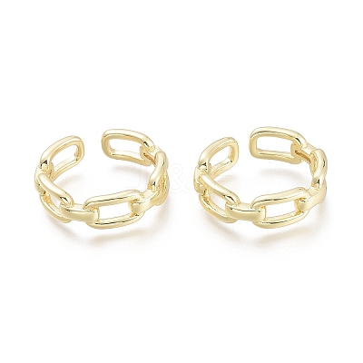 Brass Cuff Rings LS-RJEW-F103-04-G-1