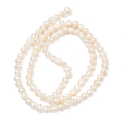 Natural Cultured Freshwater Pearl Beads Strands PEAR-L034-06A-1