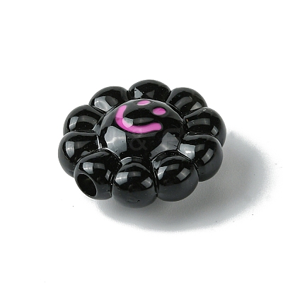 Dopamine Style Opaque Acrylic Beads SACR-Z002-01C-1